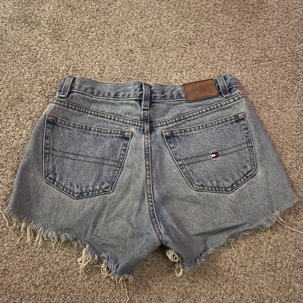 Tommy Hilfiger Women's Blue Denim Shorts
